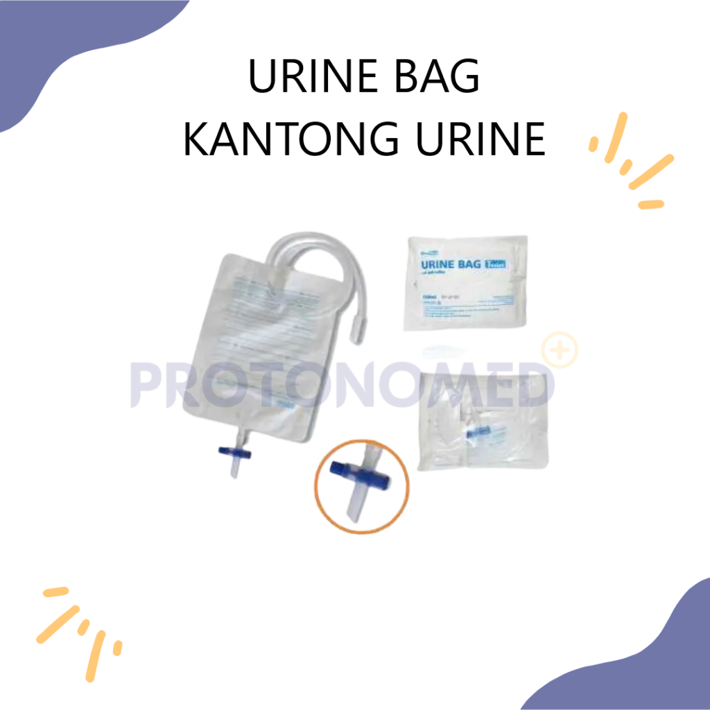 Urine Bag Onemed Kantong Urine T Valve Collector 2L