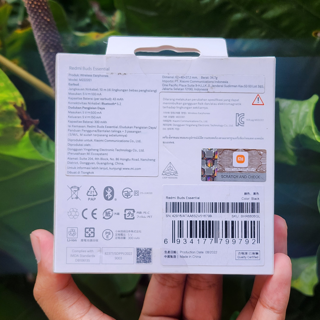 [𝗙𝗥𝗘𝗘 𝗖𝗔𝗕𝗟𝗘] Xiaomi Redmi Buds 4 Lite &amp; 3 Lite Original Garansi Resmi Xiaomi Indonesia / TAM New Segel