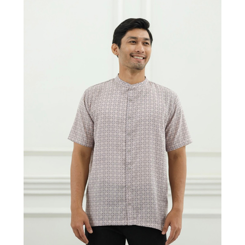 Arya Koko lengan pendek Mocca Size XL by Geulis Kasep