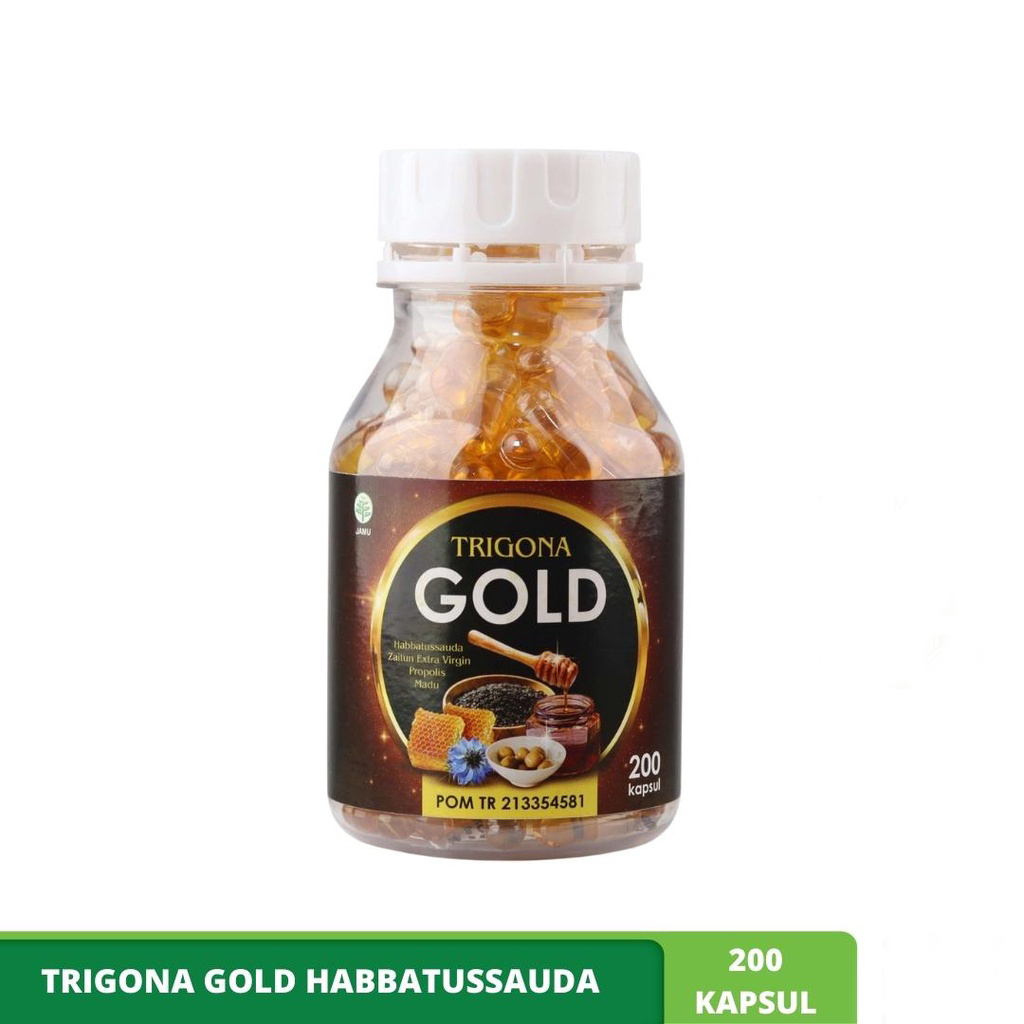 

TRIGONA GOLD HABBATUSSAUDA EXTRA PROPOLIS PLUS ZAITUN MADU 200 KAPSUL