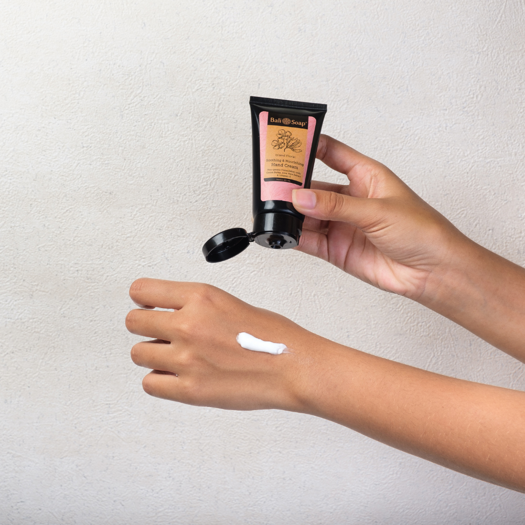 Bali Soap - Hand Cream Pelembab Tangan Wangi - BPOM &amp; Halal, NON SLS &amp; Paraben, Tidak Lengket
