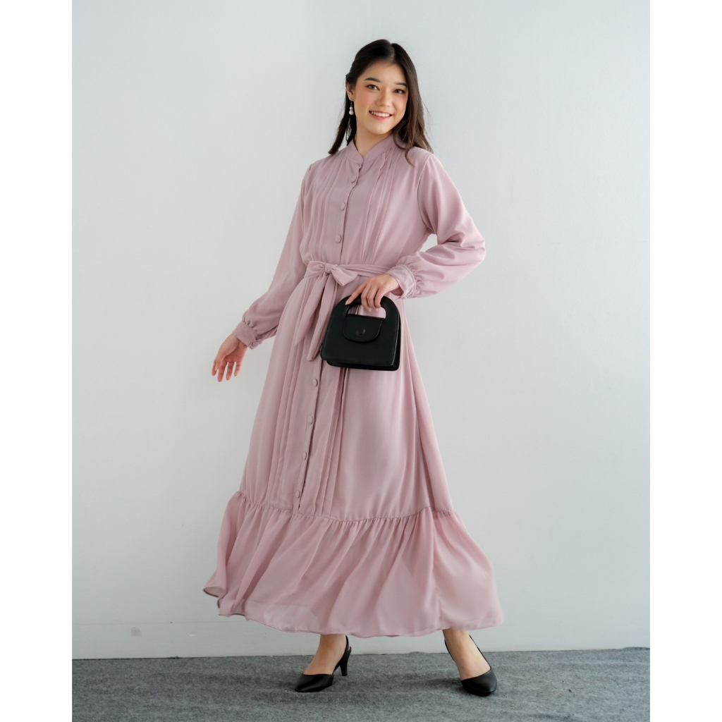 Myrubylicious AYUMI MAXI DRESS KODE 1912 | DRESS | DRESS WANITA | BAJU MUSLIMAH