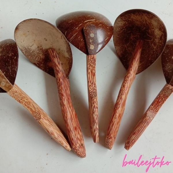 [BLJ] Centong Batok Tempurung Kelapa Souvenir / Irus Nasi / Centong Nasi Bahan Batok Kelapa / Entong