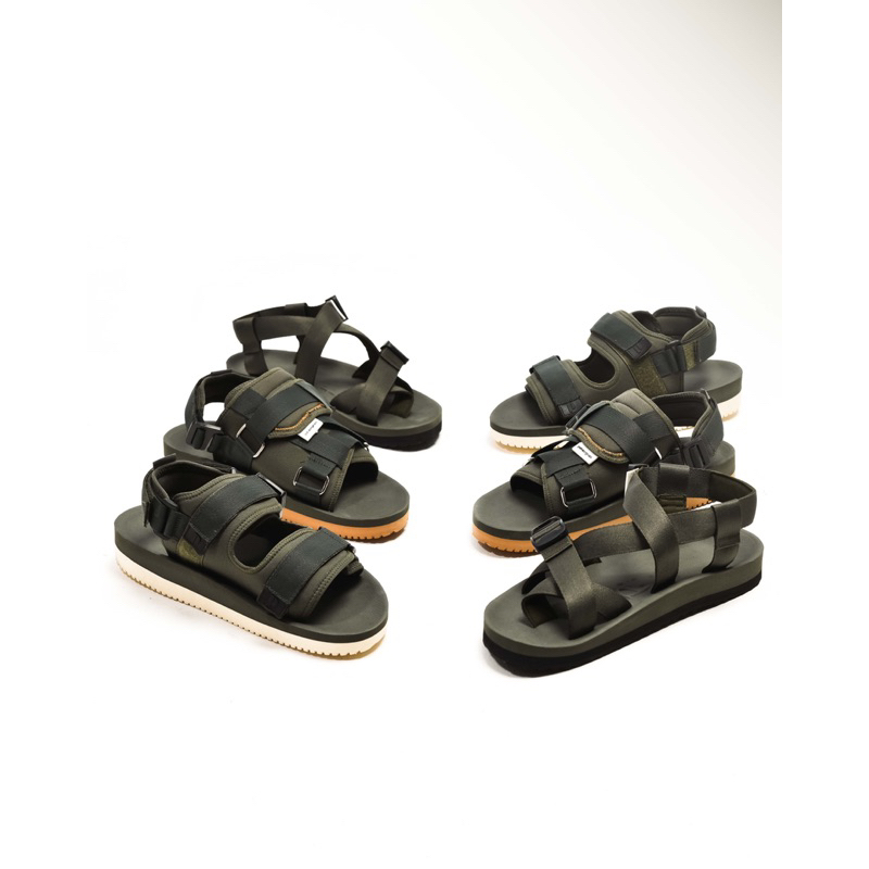 Polka Sandals/ Brooklyn Sage/ Sandals/ Sendal Traveling