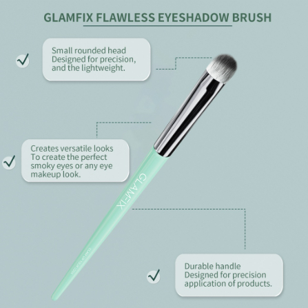 GLAMFIX Flawless Eyeshadow Brush Make Up 1 Pcs _ Kuas Make Up Eyeshadow | GLAM FIX Alat Kecantikan Makeup by YOU