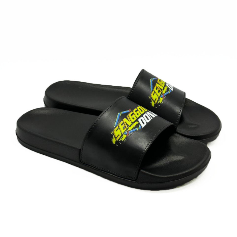 Sandal Slop Pria Karet Senggol Dong Pria Wanita Ukuran 39-43