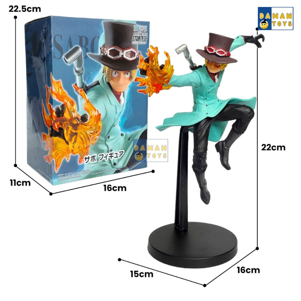 Action Figure One Piece Sabo Rob Lucci Sanji Anime