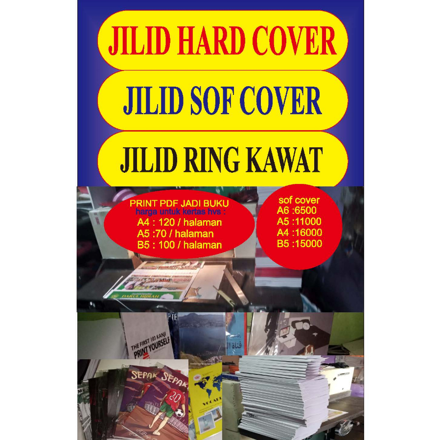 

jilid ssof cover dan hardcover jilid ring jilid