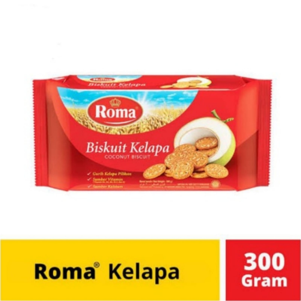 ROMA KELAPA BISKUIT 300 GRAM