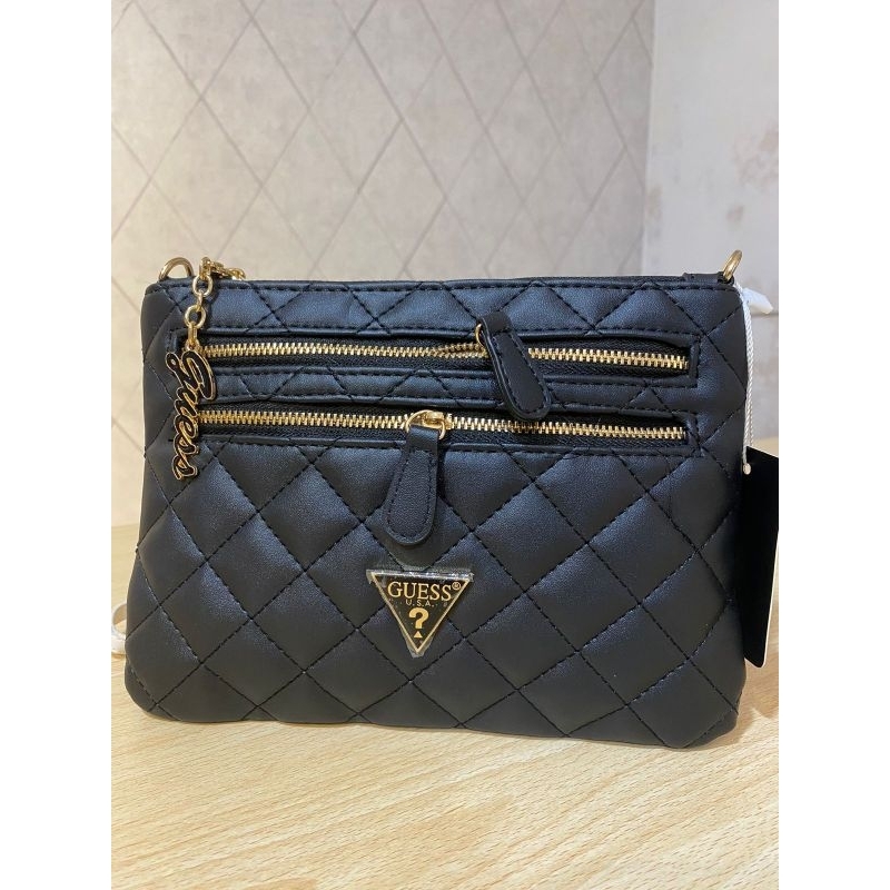 tas sling bag clutch wanita import guess