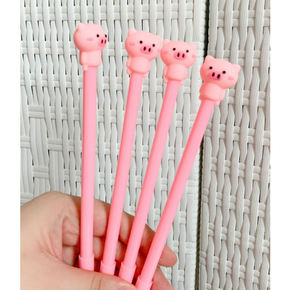 

PULPEN PEN GEL BABI PINK LUCU