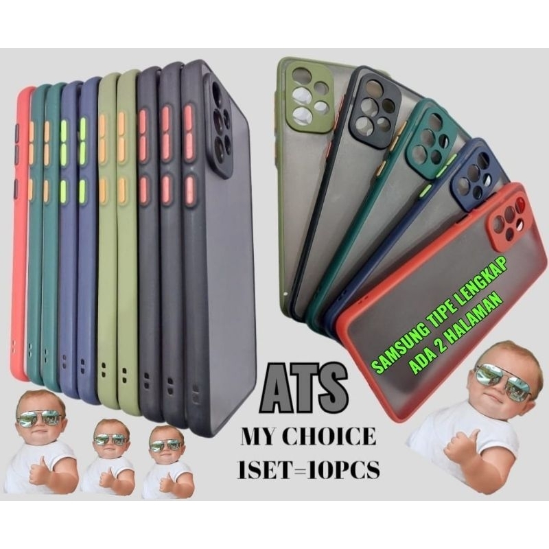 Mychoice Aero 1X Dapat 10pcs All Tipe Samsung All Type Terang Cell ATS ATS ATS , Mychoice Aero Casing Silikon Silicon Warna Warni Kekinian Skin Handphone Harcase All Type Samsung