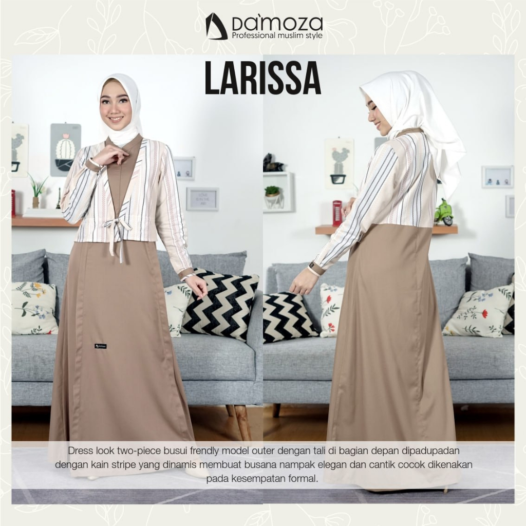 DAMOZA 100% ORI | Larissa Tawny Brown - Tuscany | Lendra Tawny Brown - Tuscany | Couple Series Damoz