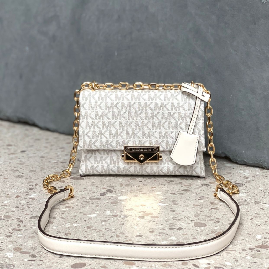 Michael Kors Cece XS Chain Crossbody Sign Light Cream Multi