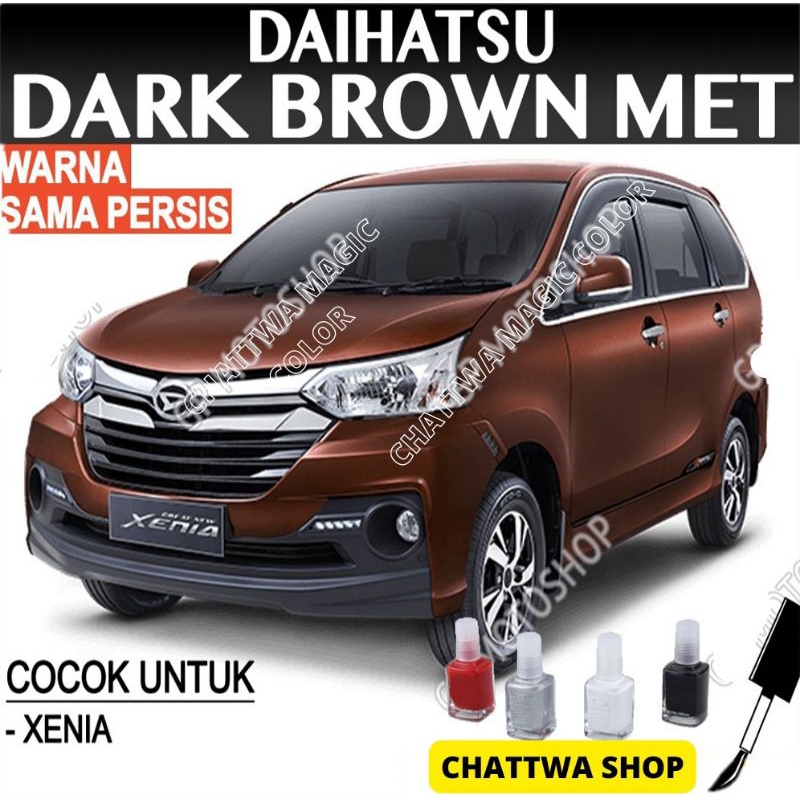 DAIHATSU DARK BROWN METALLIC CAT OLES PENGHILANG BARET MOBIL LECET COKLAT TUA METALIK XENIA