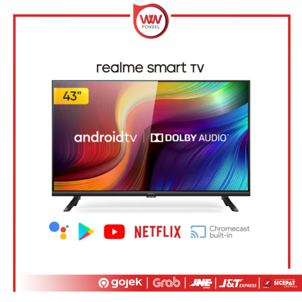 Realme Smart TV 43" inch Garansi Resmi Realme Android TV