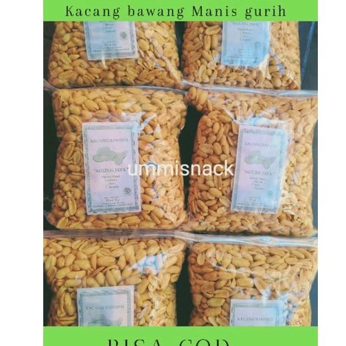 

Kacang gawil/kacang bawang renyah khas Cirebon .FRESH STOCK. Manis gurih