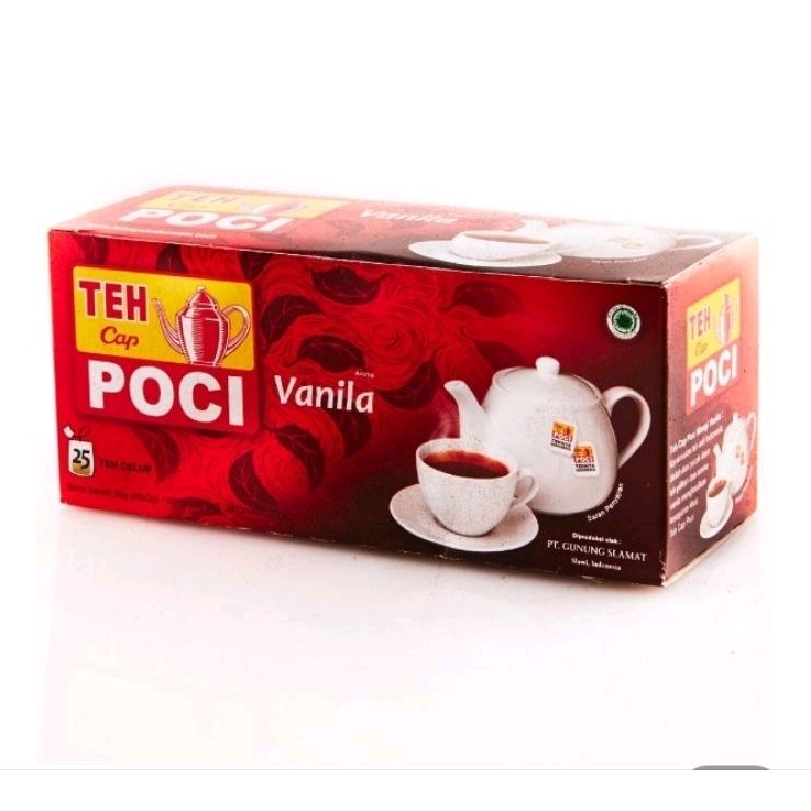 

POCI Teh Hitam Celup Vanila 25 x 2 g