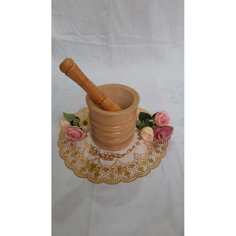 LUMPANG KAYU + ALU BESAR KAYU TRADISIONAL
