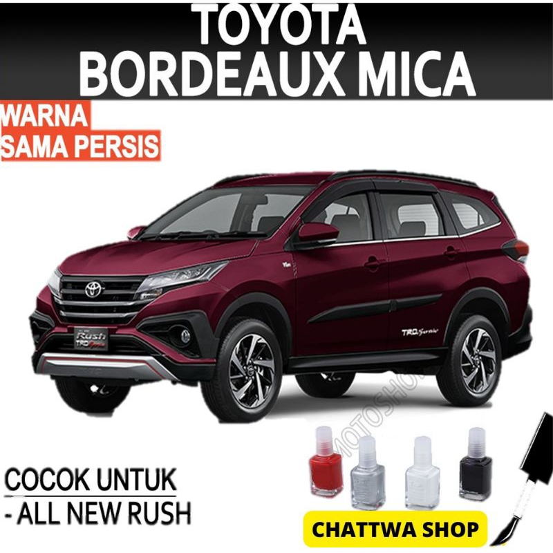 CAT OLES TOYOTA MICA DEEP MAROON MICA CAT OLES PENGHILANG BARET MOBIL LECET RUSH UNGU METALIK MERAH
