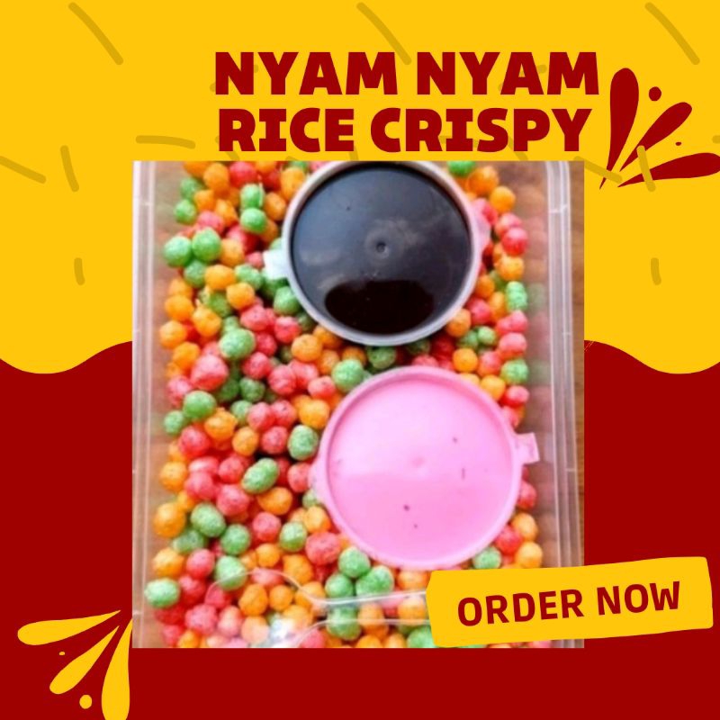 

PROMO READY NYAM NYAM RICE CRISPY SNACKS LUMER ENAK MURAH