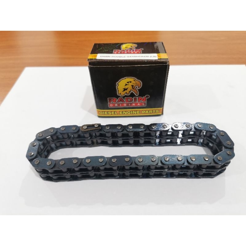 GX390 GX420 Rantai dobel putaran lambat Chain double 1:2 mesin penggerak gasoline engine radin