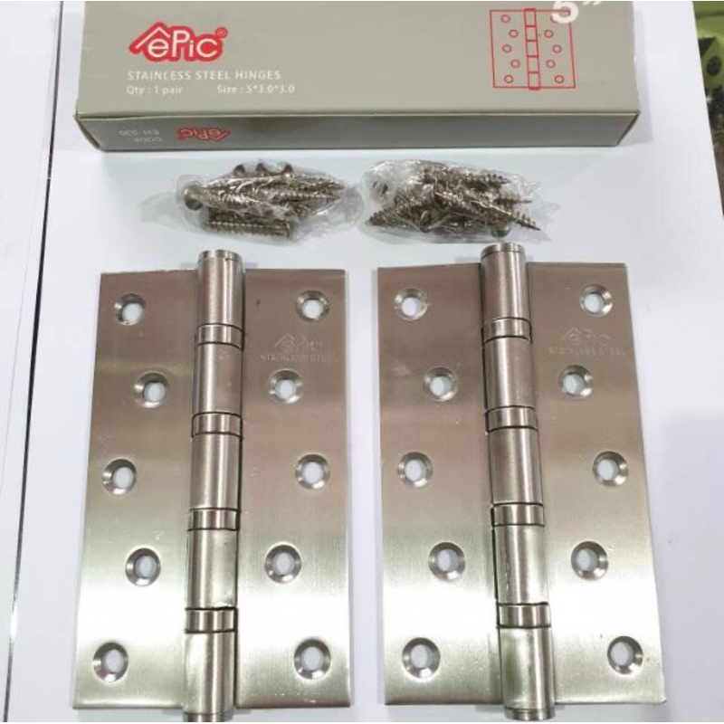 Engsel pintu jendela tebal stainless Epick