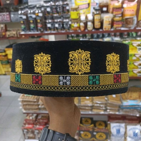 Peci Gayo motif pintu Aceh / peci gayo khas Aceh bahan premium
