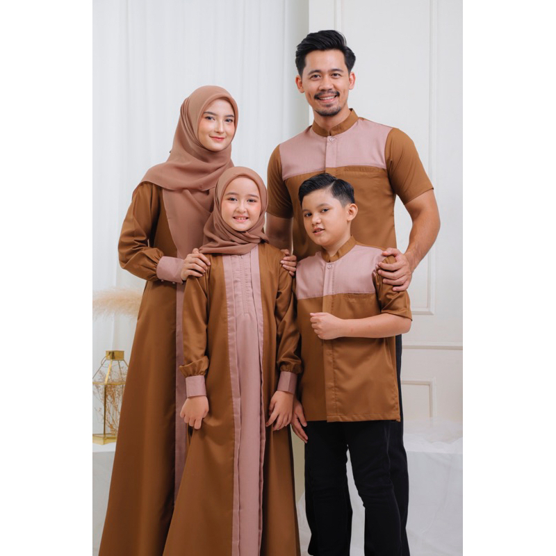 MAWADDAH KEMEJA KOKO DEWASA AYAH FAMILY SET  TOYOBO BY HAWACORNER