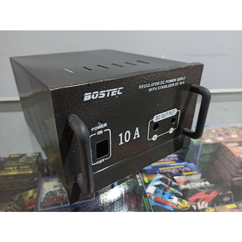 BOX REGULATOR DC POWER SUPPLY PSU ADAPTOR 10A 10AMPERE BESAR