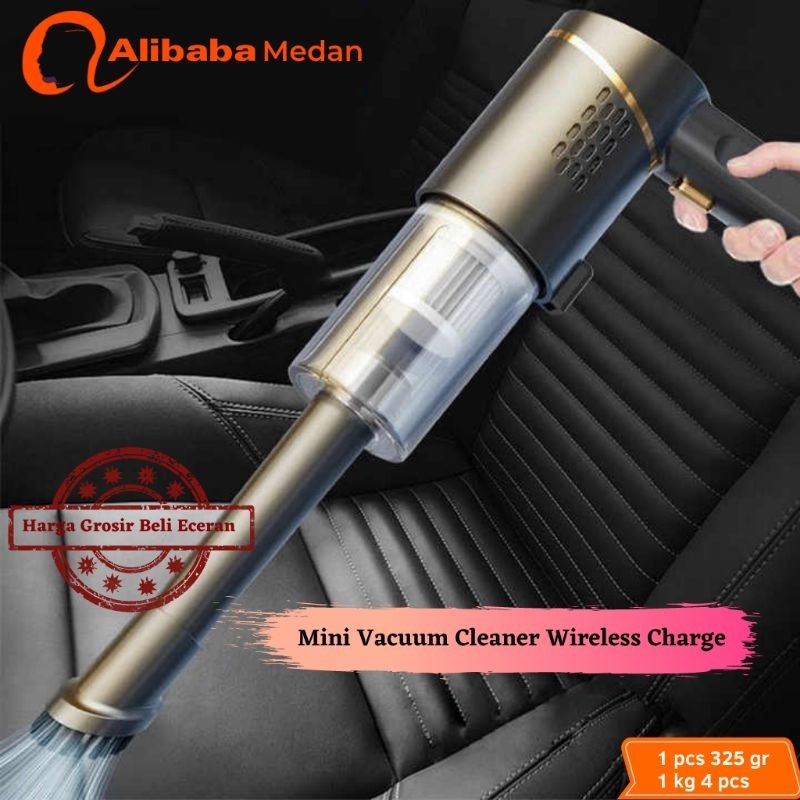Alibaba Medan Vacum Cleaner Portable Wireless 2in1 Alat Penyedot Debu Mobil Alat Penyedot Debu Rumah