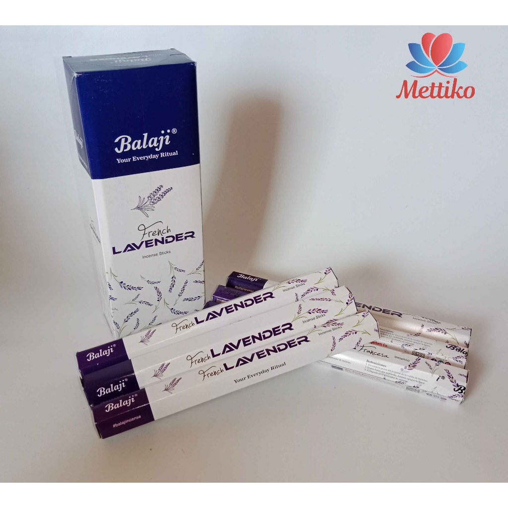 Dupa / Hio Harum India Balaji Hexagonal - Black Sandal / Lavender / Stress Relief