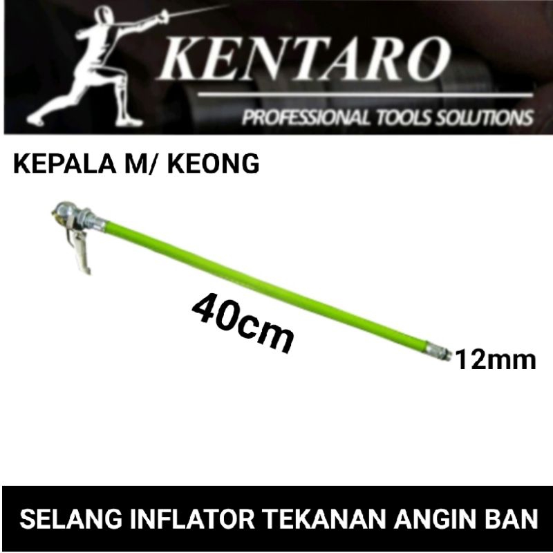 Selang pompa / isi angin ban drat 12mm kentaro japan quality