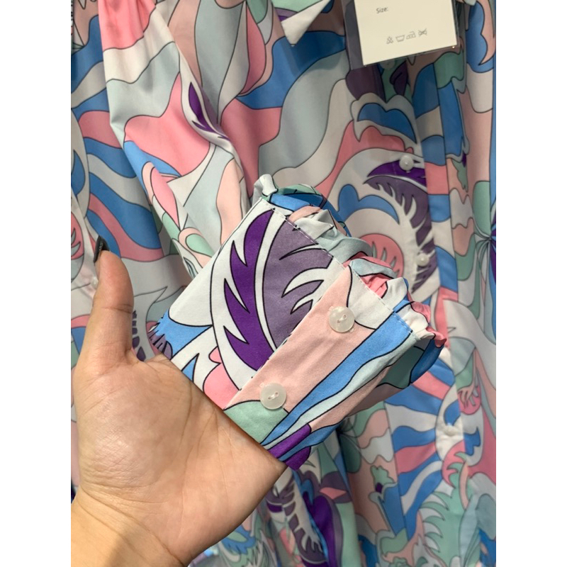 FW B1522 Kemeja Silk Sutera Premium Import