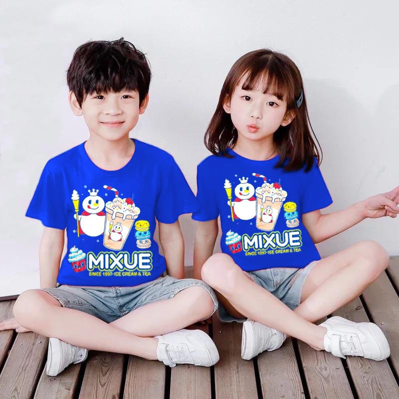 kaos anak UNISEX motif MIXUE viral