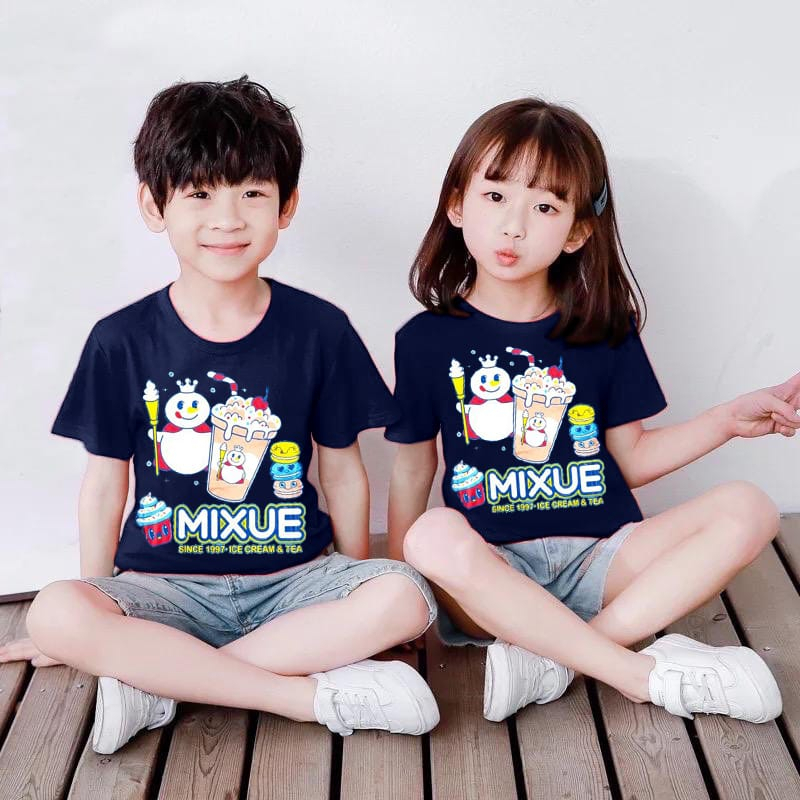 kaos anak UNISEX motif MIXUE viral