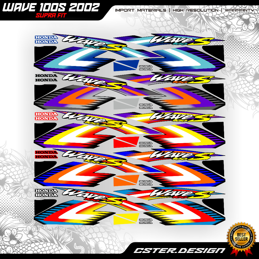 STRIPING SUPRA X / STRIPING SUPRA FIT / STRIPING WAVE S 100 110