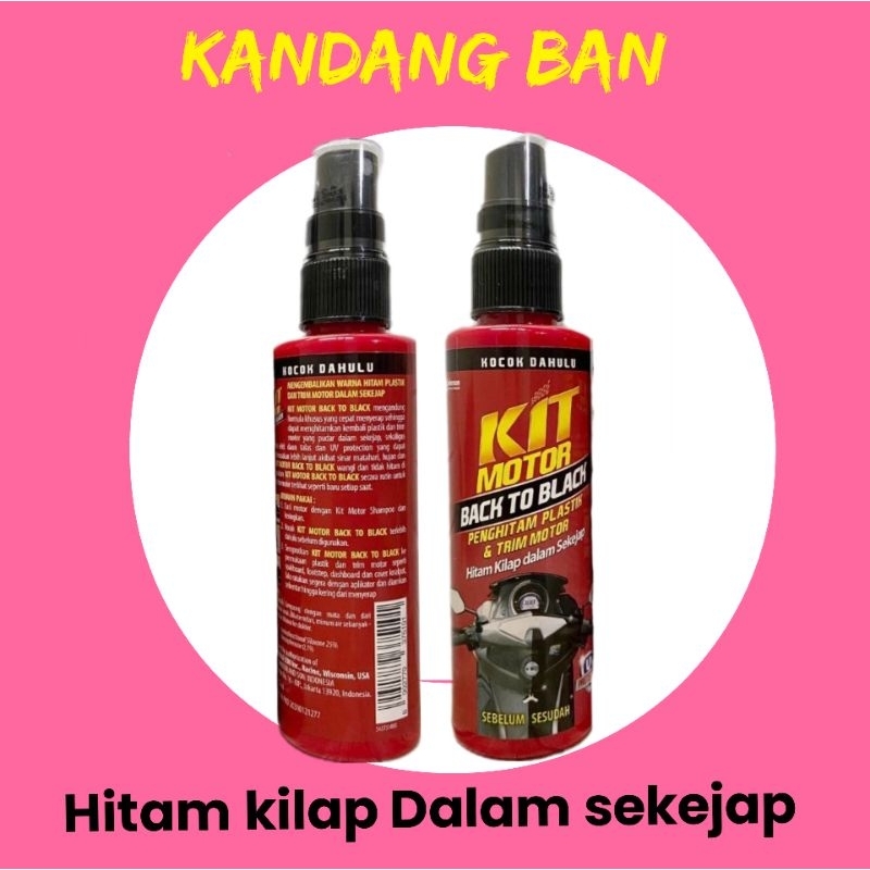 KIT BLACK TO BLACK 115 ML PENGHITAM BODY MOTOR
