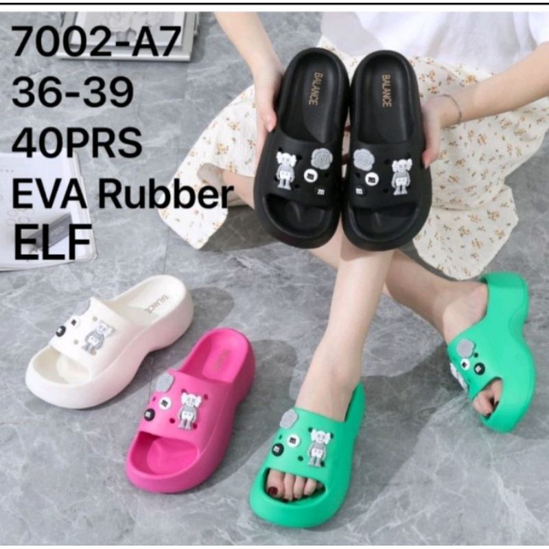SALE SANDAL FUJI SANDAL WANITA JIBBTIZ SANDAL WEDGES BALANCE 7002