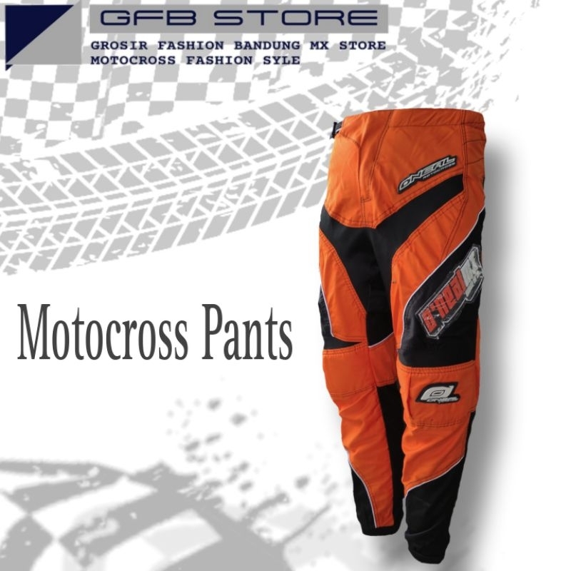 Celana Motor Cross Traill Motocross Pants Catton American Drill