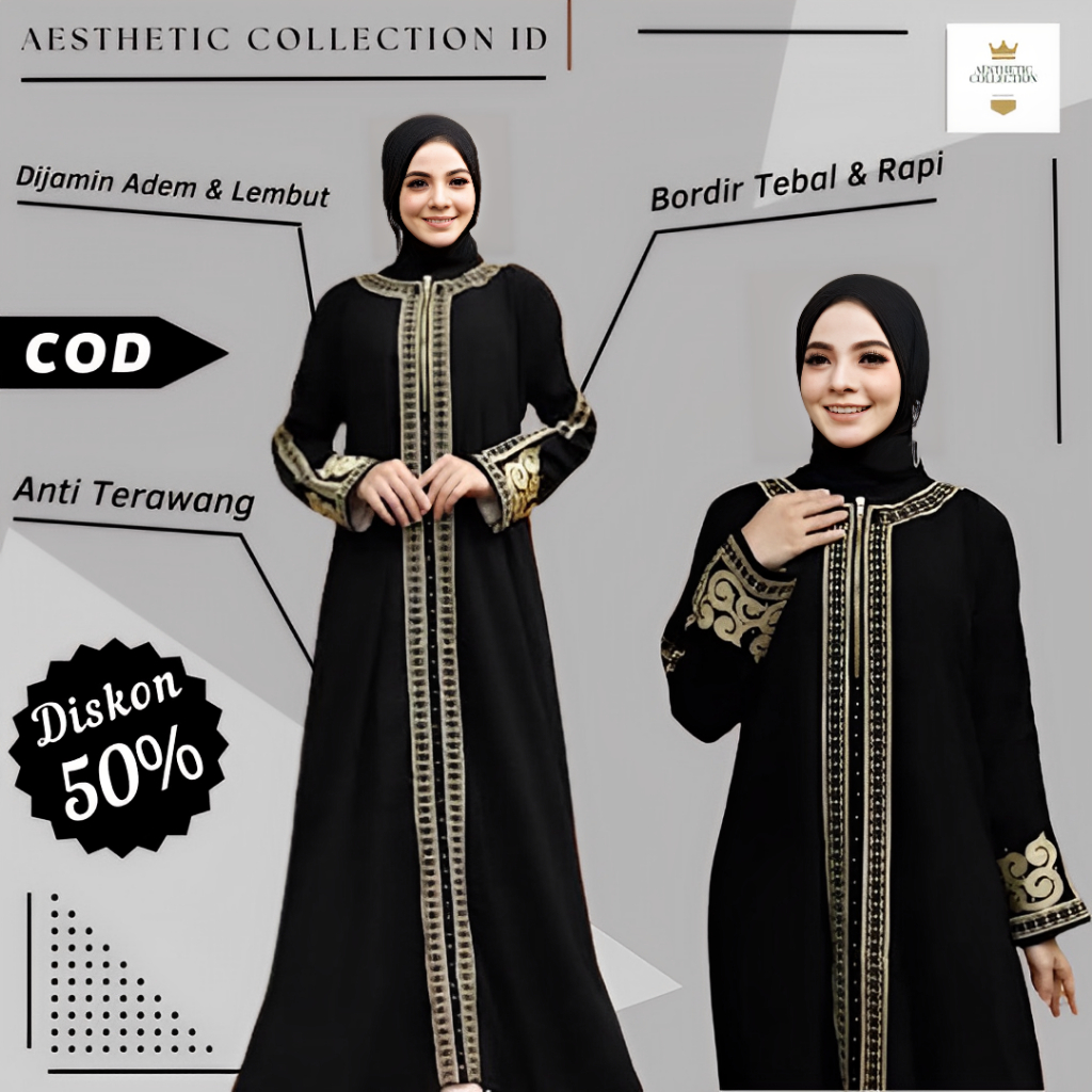 Dress Gamis Abaya Turkey Turky Terbaru 2025 2024 Dres Baju Bju Gmis Turki Remaja Couple Keluarga Gsm