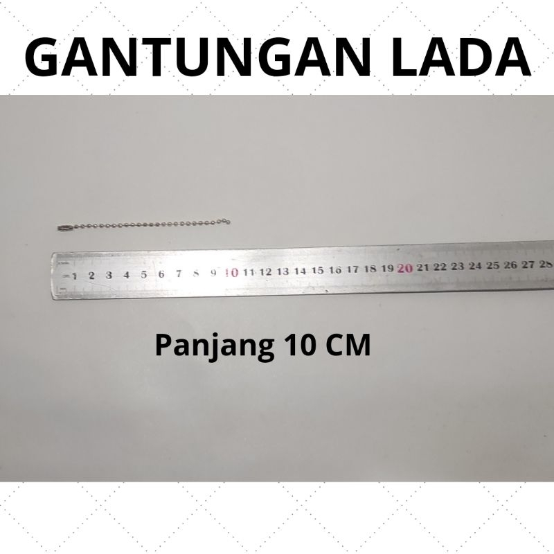 GANTUNGAN RANTAI LADA (LUSIN)