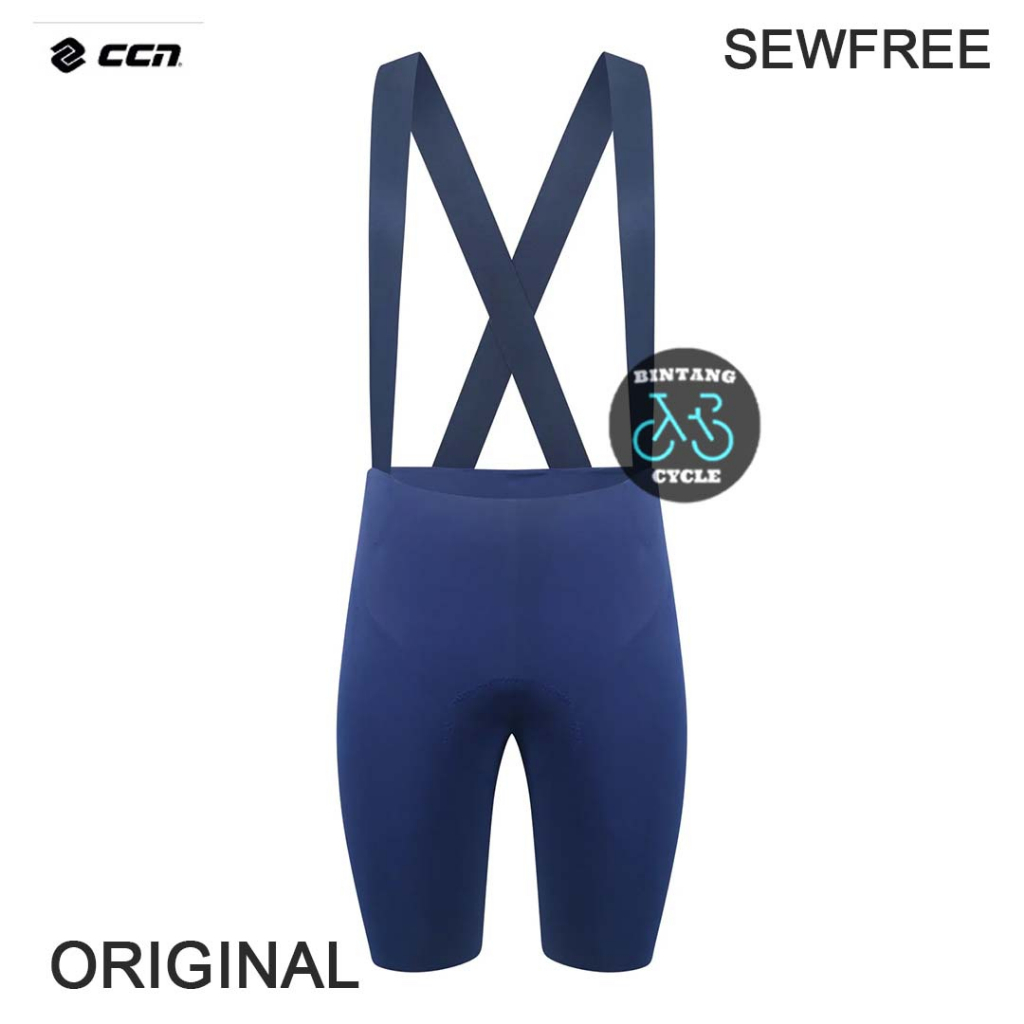 CCN SEWFREE BIBSHORT BLUE - JERSEY SEPEDA BIB SHORT Sew Free