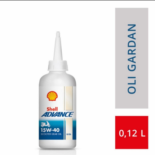 OLI GARDAN MOTOR MATIC SHELL OIL GEAR SCOOTER 15W40 120ML