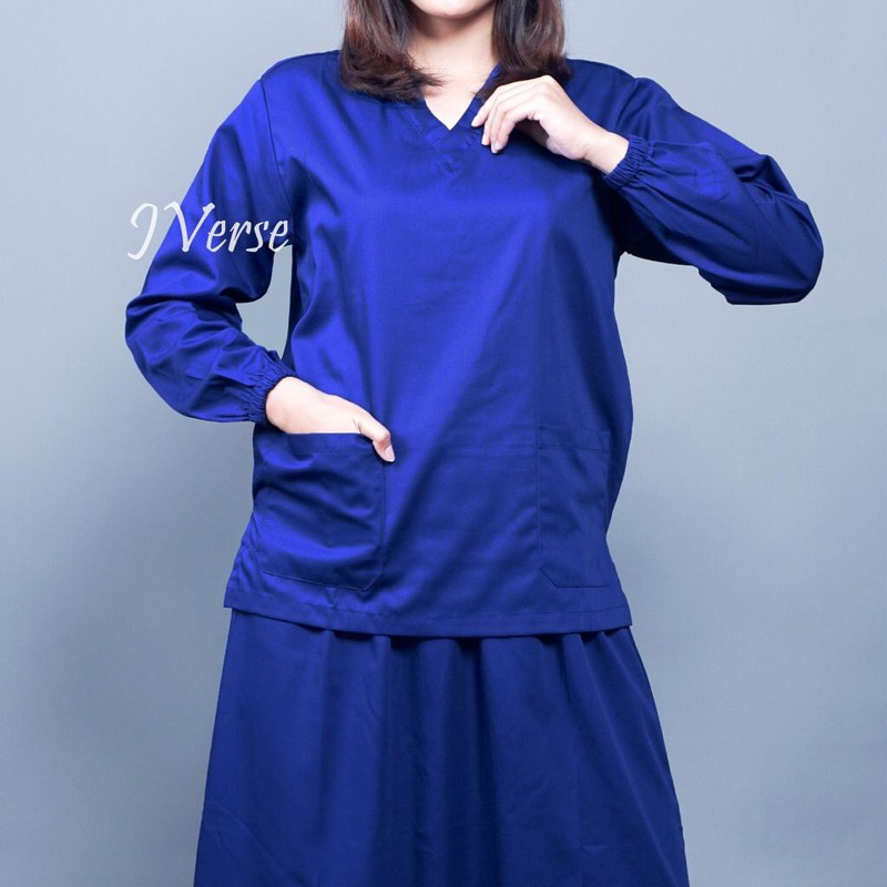 Baju Ok Rok Oka Lengan Panjang Karet