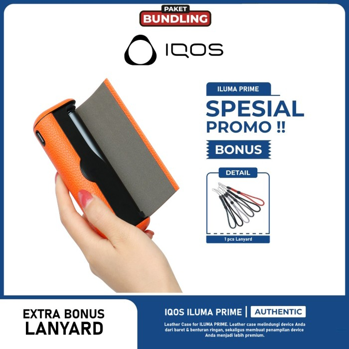 MOLAN CANO Gantungan Lanyard Gantungan Tali iluma prime Leather case Casing Kulit iluma I CASE SAJA