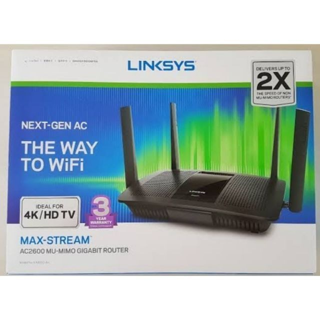 Linksys EA8100-AH Max-Stream AC2600 Wireless Router EA8100 AC 2600