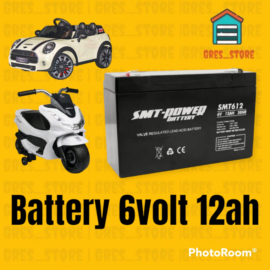 Baterai smt power 6v 12ah Aki Kering 6V 12Ah SMT POWER Baterai UPS VRLA SMT 6v12ah smt power vrla