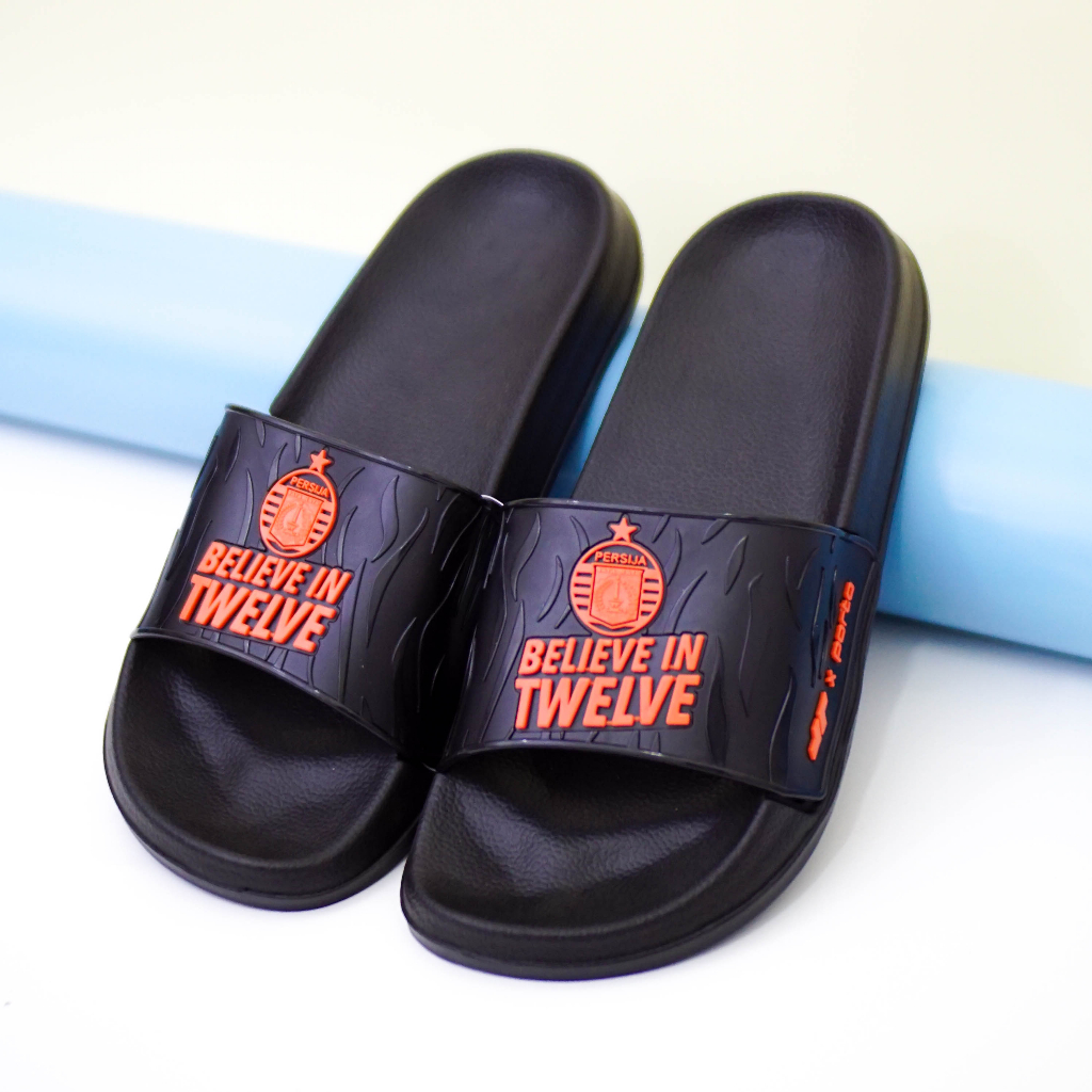 1023M-X1 - PORTO X PERSIJA Sandal Pria dan Remaja Exclusive Selop Flip Flop Anti Slip Terbaru