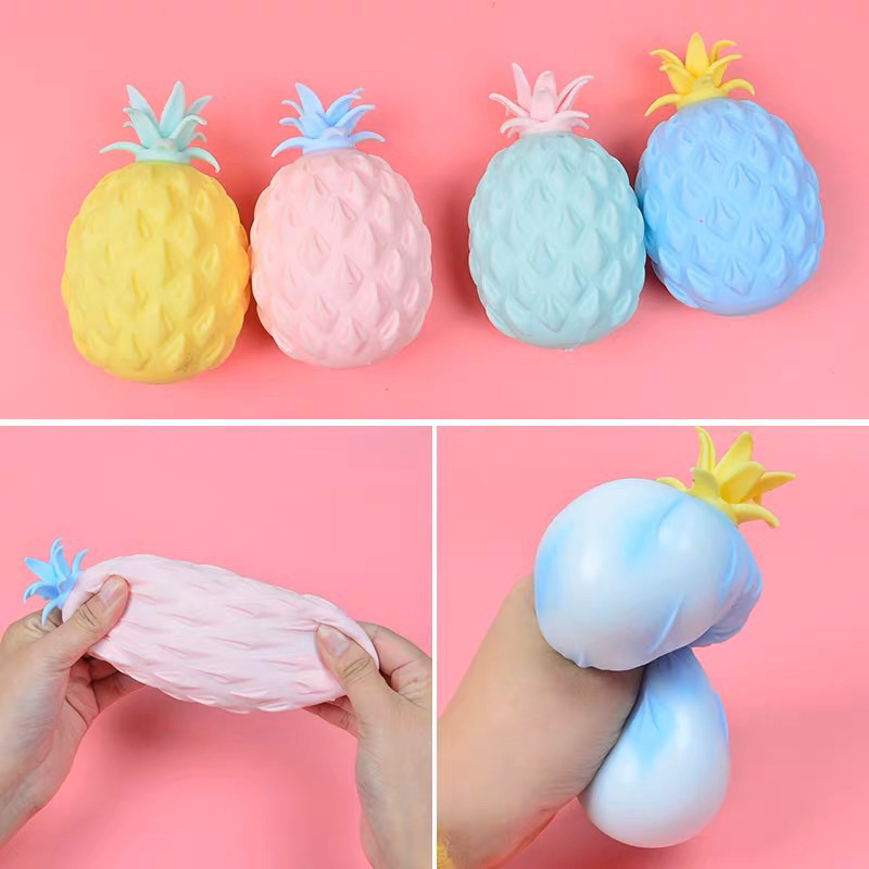 New Arrival Mainan Squishy Nenas Anti Stress Mainan Pencet Viral By SMOLL